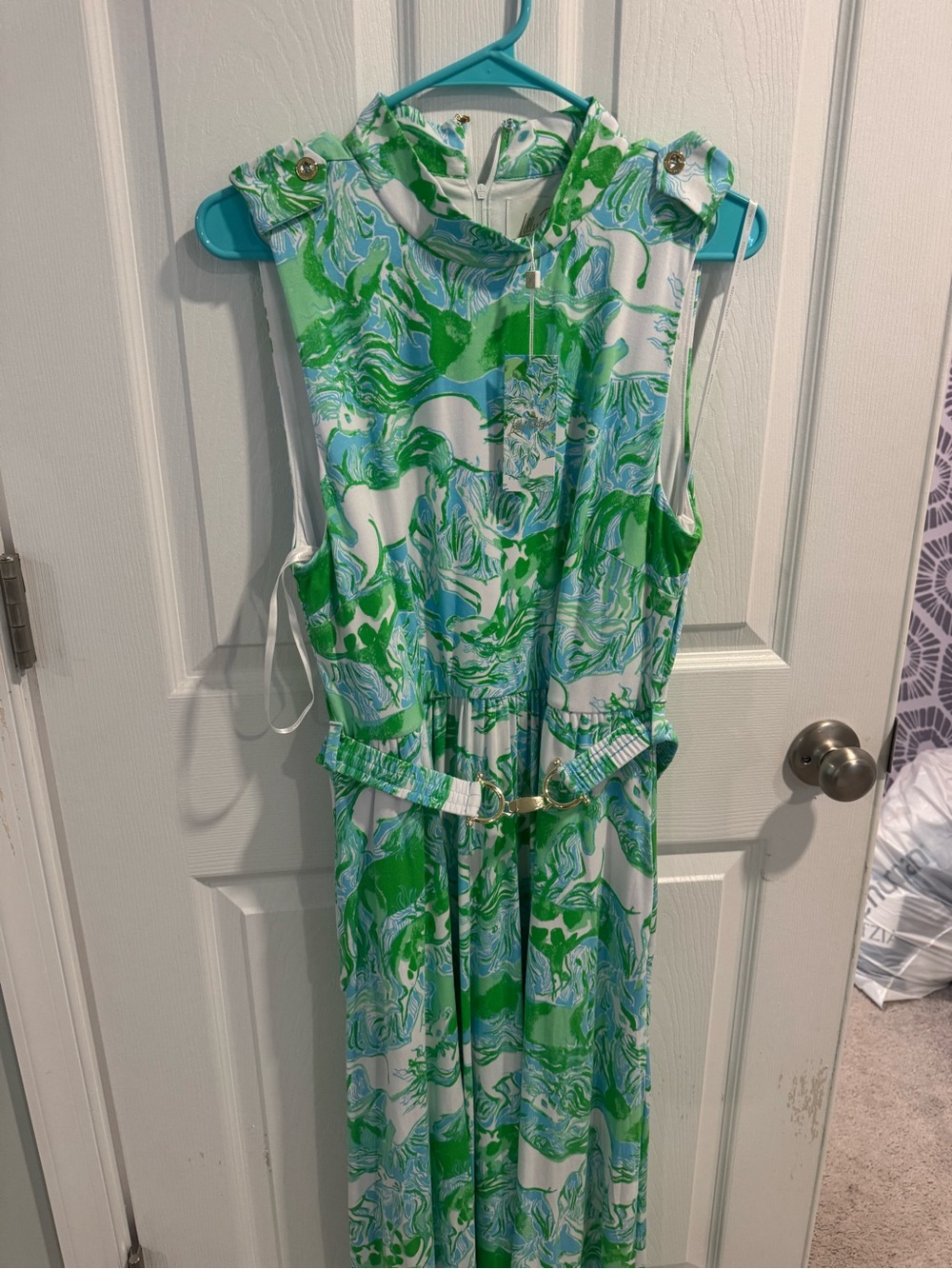 Lilly Pulitzer Colman Midi Dress in Galloping Gals 1976 Print - Picture 4 of 8
